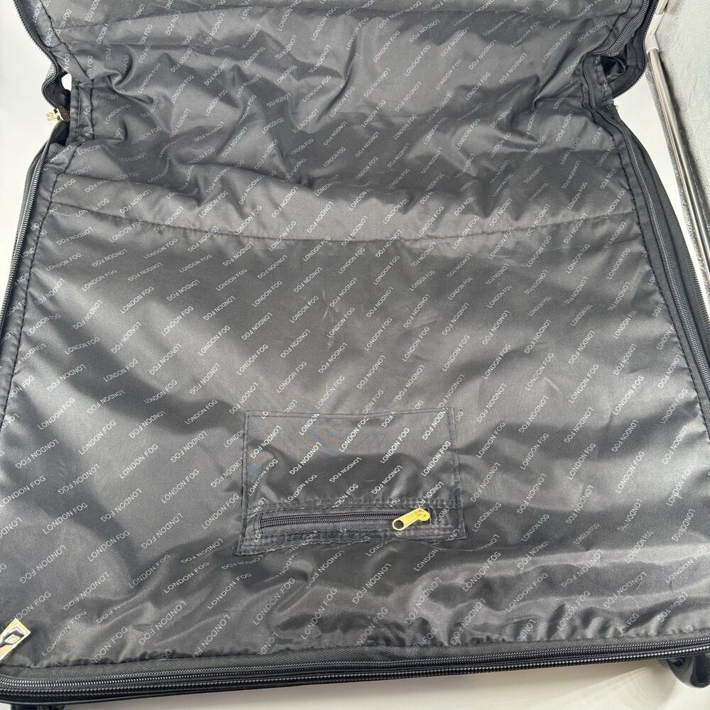 London Fog 44” Wheeled Garment Bag Rolling Luggage w Lock Keys - Picture 11 of 13